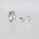 Multi‑ CZ Stone Cluster Huggies Hoops, ERG-BRS565