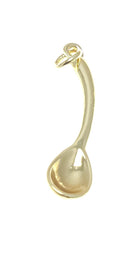 18k Gold or Silver Cutlery, Cutesy Forks or Spoons, Silver Spoon, Dainty Minimalist Charms, Great for Layering, CPG/S1370-71