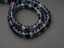 Natural Rainbow Fluorite Beads, 3 Styles Available: #001 Grooved Barrel, #002 Roundelle #003 Grooved Drum #004 Flower, FL001-004