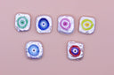 Playful Freshwater Pearl with Evil Eye Beads, around 15x20mm, High Quality Pearls, 6 options, FW-10-15