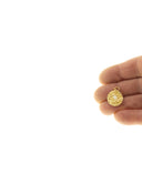 Gold, Silver Opal evil eye Coin,Pave Opal Evil Eye Charm,Gold Coin Medallion pendant, Gold Coin Pendant, ,CPG116