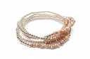 Keishi Fresh Water Pearl Stretchy beaded bracelet