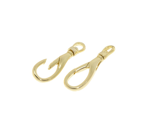 Elongated Swivel Push Gate Clasp,Long Swivel Gold Clasp,Swivel Spring Gate Clasp,Clasp For Bracelet And Necklace,CLG219