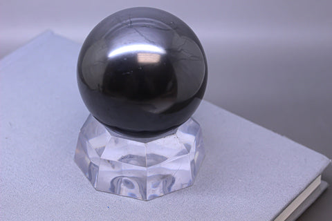 Natural 5cm Shungite Sphere, EMF Protection, Meditation, Protection, Healing stone, Home Decor, Detox, Purification