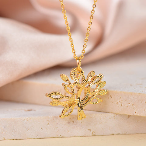 14K Tree Of Life Charm,Gold Tree Pendant,Very Detailed Tree Necklace Charm, MP13-19