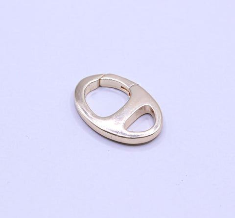 14K Spring Gate Ring Clasp,High polished,Multi Purpose Use, Good For Bracelet Or Necklace, PBC-76