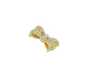 Bow Tie Necklace Connector Charm,Gold Bow Tie CZ Connector Charm,Pave Bow Tie  For Jewelry Making,CNG020