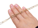 Gold Elongated 22MM Paperclip Chain,Paperclip Chain For Jewelry Making,Large Paperclip Chain For Necklace And Bracelet,CHG0084