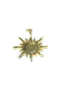 Cz set starburst pendant