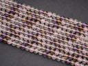 Natural Pastel Mix Assorted Quartz Round Beads, Pastel Color Tone, Delicate and warm, 8mm round, amethyst, citrine, rose quartz, 8R014