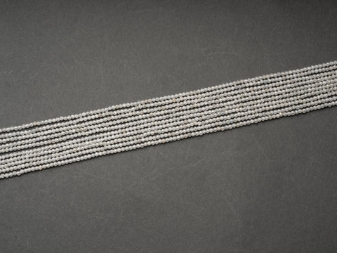 Natural Grey Zircon Beads, Pepper Zircon Beads, 2mm, 3mm and 4mm, FR142, FR144, FR145