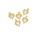 Melting Heart Pendant,Dripping Heart Charm,Gold Crying Heart Charm,Mother Of Pearl Heart Charm With Gold,1 pc,5 pcs Or 10pcs,WHOLESALECPG471