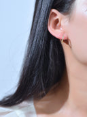 Gold Huggie Earring,Latch Back Earring For Jewelry Making,ERG001