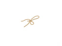 18k Gold or Silver rope twisted ribbon bow, Cute Wire Wrapping Bow Charm, great for earrings or necklace CLS619, or CPG619