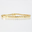 High Quality Gold Honeycomb Link Tennis Bracelet, BRG-BRS088