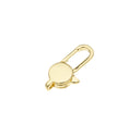 Gold Lobster Enhancer Clasp,Lobster Claw Clasp,Gold Floral Clasp,Dainty Star Clasp,Round Disc Clasp.
