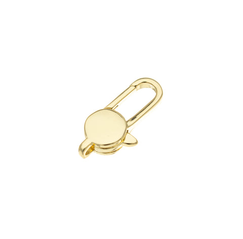 Gold Lobster Enhancer Clasp,Lobster Claw Clasp,Gold Floral Clasp,Dainty Star Clasp,Round Disc Clasp.
