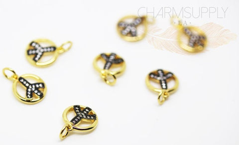 Peace CZ Charm/ Pendant MP28-001