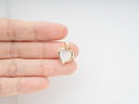 Melting Heart Pendant,Dripping Heart Charm,Gold Crying Heart Charm,Mother Of Pearl Heart Charm With Gold,1 pc,5 pcs Or 10pcs,WHOLESALECPG471