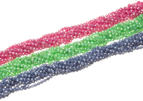 4mm Micro Faceted  Round AAA Zircon Beads,Round Zircon Faceted  Beads,3 Different Colors Of Sparkly Round Beads.E1-E2-E7