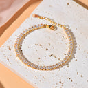 Tennis Bracelets,Classic And Timeless Design,Diamond Tennis Bracelet with Adjustable Closure.
