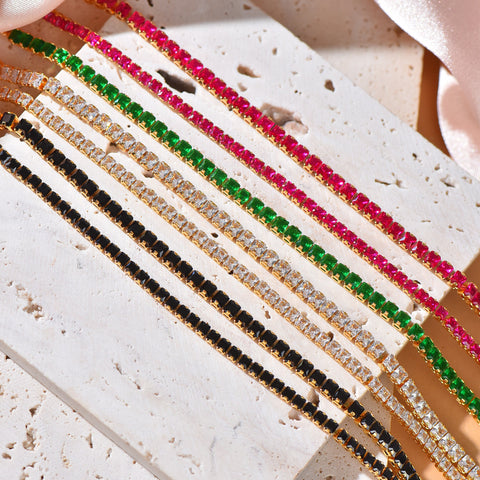 Tennis Bracelets,Classic And Timeless Design,Diamond Tennis Bracelet with Adjustable Closure.