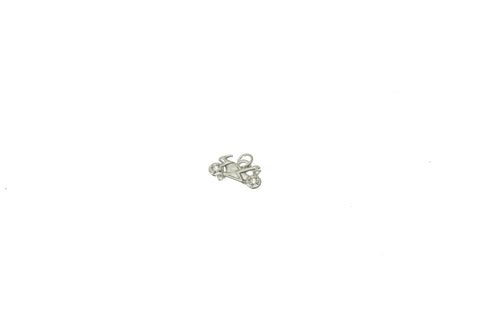 18k Gold or Silver Motorcycle Charm, Bike Charm, Motocross Charm, Racing Charm, Dirtbike Charm, For Necklace, Earrings, CPG14354