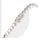 High Quality Gold Honeycomb Link Tennis Bracelet, BRG-BRS088