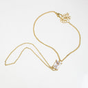 Rectangle CZ Charm Hand Chain Bracelet, BRG123