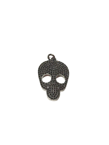 Cz skull cut out pendant,CP401