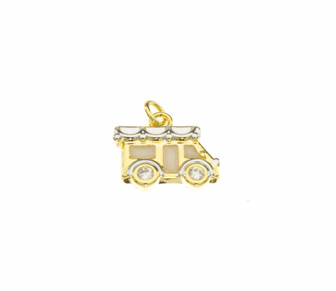 Overlanding Enthusiast Gift,Gold Overlanding Charm,Overlanding Supply,Camping Car Charm For Necklace Or Bracelet,CPG031