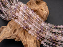 Natural Pastel Mix Assorted Quartz Round Beads, Pastel Color Tone, Delicate and warm, 8mm round, amethyst, citrine, rose quartz, 8R014