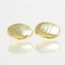 Textured Button Stud Earrings, ERG515
