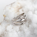 Triple Band Silver Ring, BBRG012