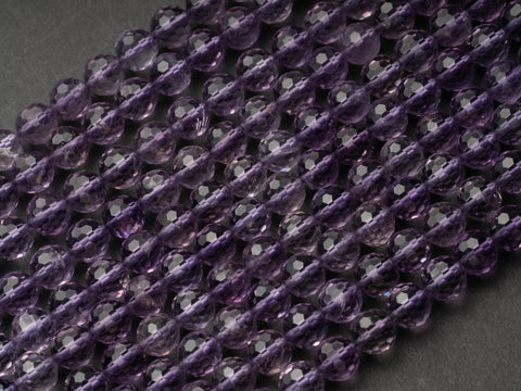 Vibrant Natural Amethyst Beads, 6mm or 8mm, Full Strand 15.5", Extra Sparkly, 100% Natural, FR137, FR138