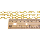 Twisted Oval Rope Chain,Gold Oval Rope Chain For Jewelry Making,Jewelry Making Supply,CHG150