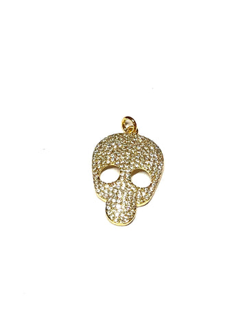 Cz skull cut out pendant,CP401