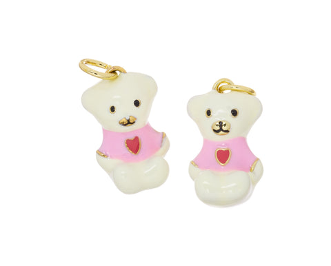 Little Baby Bear Charm,Small Bear Charm For Jewelry Making,Teddy Bear Charm For Arts And Crafts,Animal Lover's Gift Idea,CPG2149