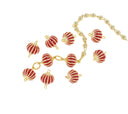 Red Lantern Connector Charm,Chinese Red Lantern Connector Charm,Lantern Connector Charm For Jewelry Making,CNG055