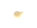 18k Gold Be Free Soda Cap Charm, Gold Be Free Pendant, Be Free Soda Cap Charm, Gold Charm, Gold Plated Findings, CPG2201