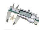 14k Gold Star Charm With CZ For Jewelry Making,Gold CZ Star Charm ,CPG810