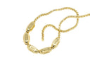 Tube Spacer Bead For Bracelet Or Necklace,Monogram Gold Spacer Bead ,Large Hole Spacer Bead For Elastic Cord Or Chain Bracelet ,SPG009
