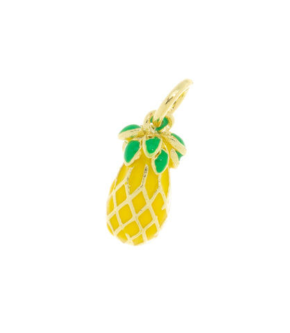 Dainty Gold Pineapple Charm,Tropical Fruit Charm,Hawaiian Fruit Charm, 1 pc,5pcs or 10 pcs, WHOLESALE,CPG1077