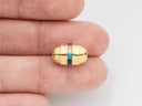 Tube Barrell Spacer Bead,CZ Gold Spacer Bead ,Large Hole Spacer Bead For Elastic Cord,Chain Or Leather Cord,SPG011