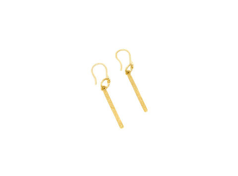 Water Proof, Tarnish Proof Multipurpose Earring Components, Teardrop, Hoop Shape, Gold Column, Boho Chic Accessories, SSPG024-26