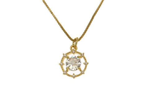 Gold Starburst Pave CZ Charm,CZ Gold Starburst Pendant, Super Sparkly Dainty Pendant, Classy and Stylish,  For Necklace, CPG2496
