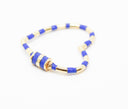 Navy Blue Enamel Heart Screw on Clasp, 30mm,CLG109