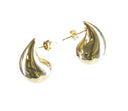 Drop Earrings,Gold Teardrop Earrings,Pear Shape Stud Earrings,Puff Post Earring, FJ1-388, FJ1-390
