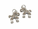 18k Gold or Silver Horse Charm or Pendant, Rocking Horse, Cowboy Jewelry, Gifts,  Animal Jewelry, Minimalist Jewelry, CPG1372, CPS1372