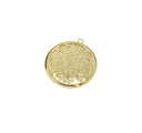 Large Gold Filigree Pattern Round Love Locket Pendant,gold locket pendant, Gold Round Locket, 1 pc,5pcs or 10 pcs, WHOLESALE,CPG701
